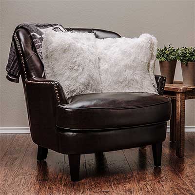 Home Decorative Soft Plush Fur Pillow