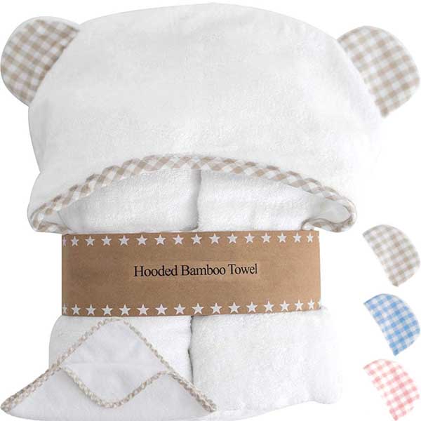 Hooded Baby Towel Washcloth Set