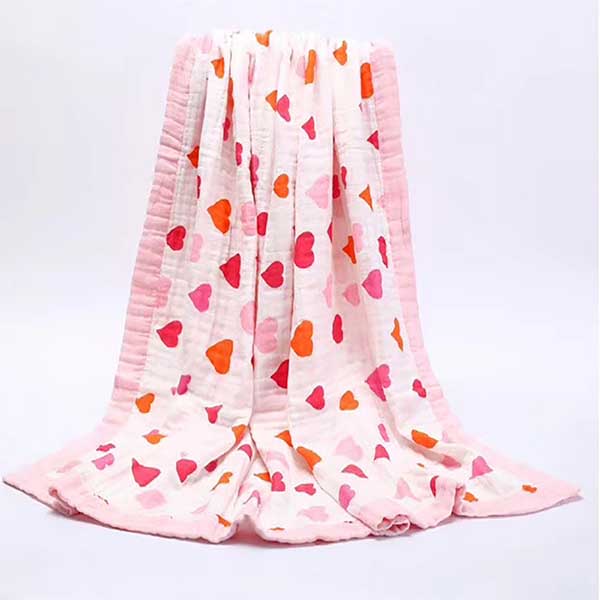 4 or 6 Layers Thick Cotton Muslin Infant Baby Swaddle Blanket